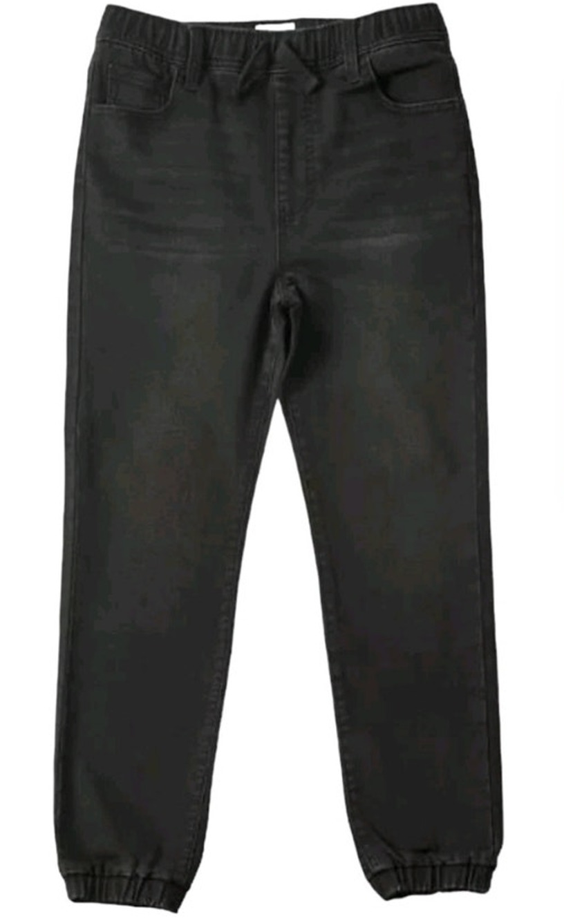 TODDLER BLACK WASH SOFT DENIM JOGGERS SIZE 3T by EPIC THREADS are NEW WITH TAG